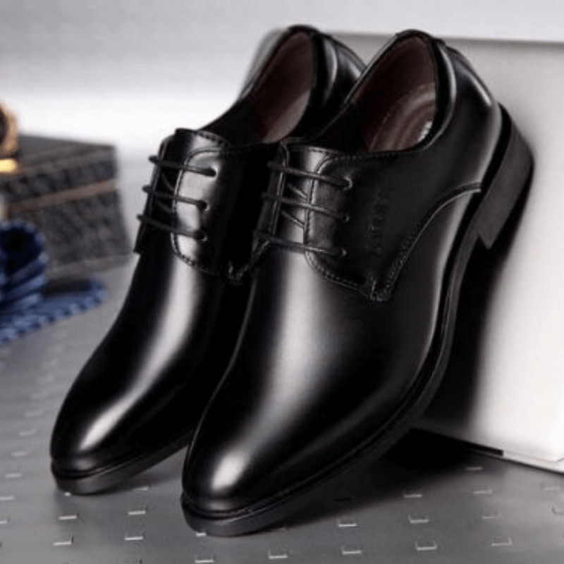 Msia - Formal Leather Shoes 6cm Taller Msia 6 Cm Taller Black 2