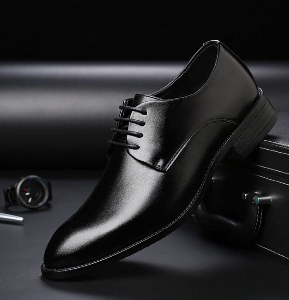 Msia - Formal Leather Shoes 6cm Taller Msia3 Black 5cm 11 1