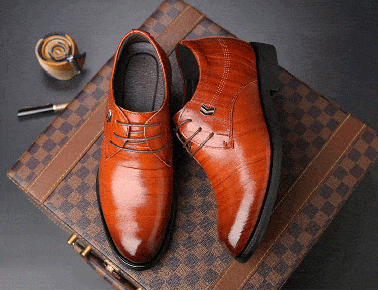 Txfs Leather Shoes 8cm And 10cm Taller Txfs 8cm Brown 6 1