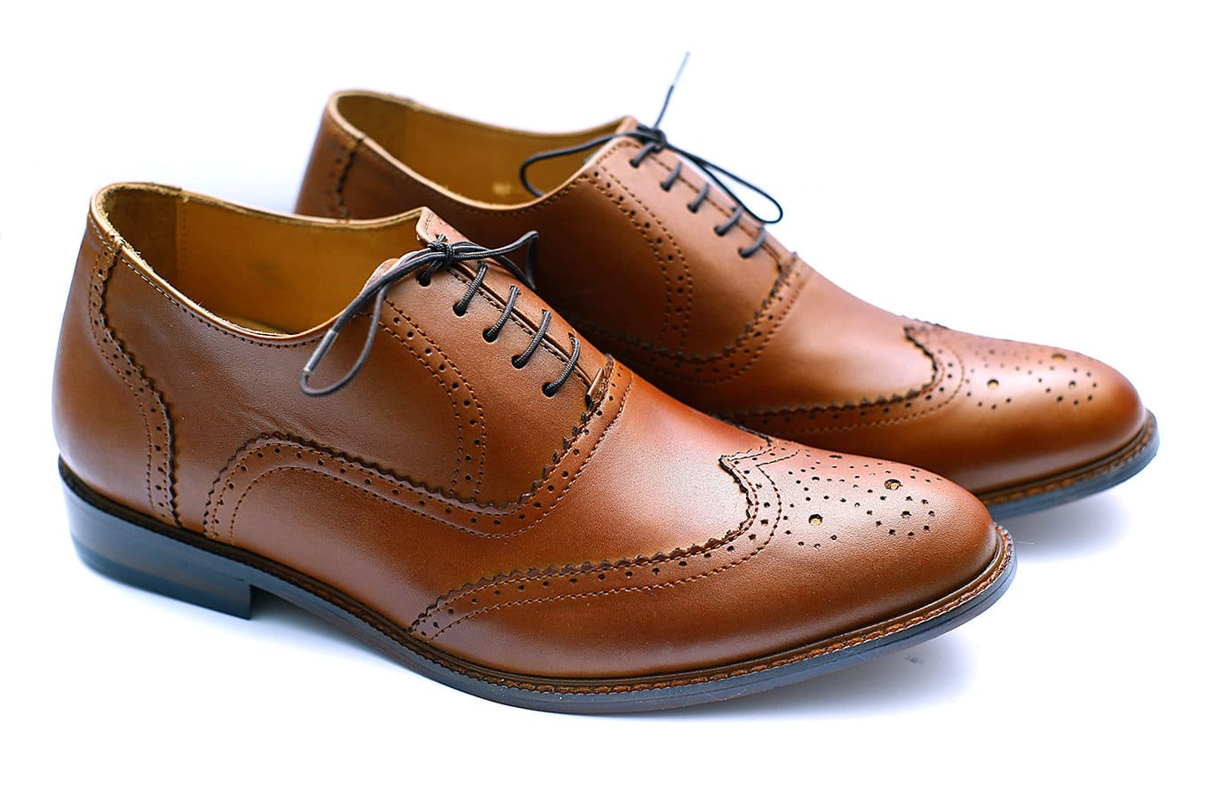 Elevator Shoes For Men - Boost Your Height And Confidence Tls83x Full Grain Leather Brogue Shoes 6 5 Cm Taller Brogue 2
