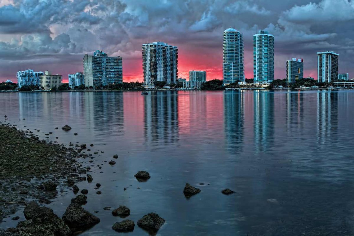 Miami Red Sunset